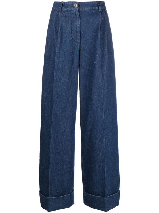 High-Waist Wide-Leg Jeans
