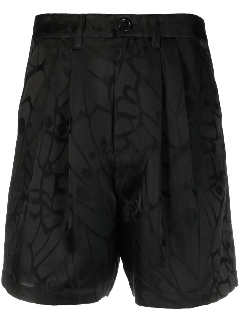 Floral Silk Short Shorts