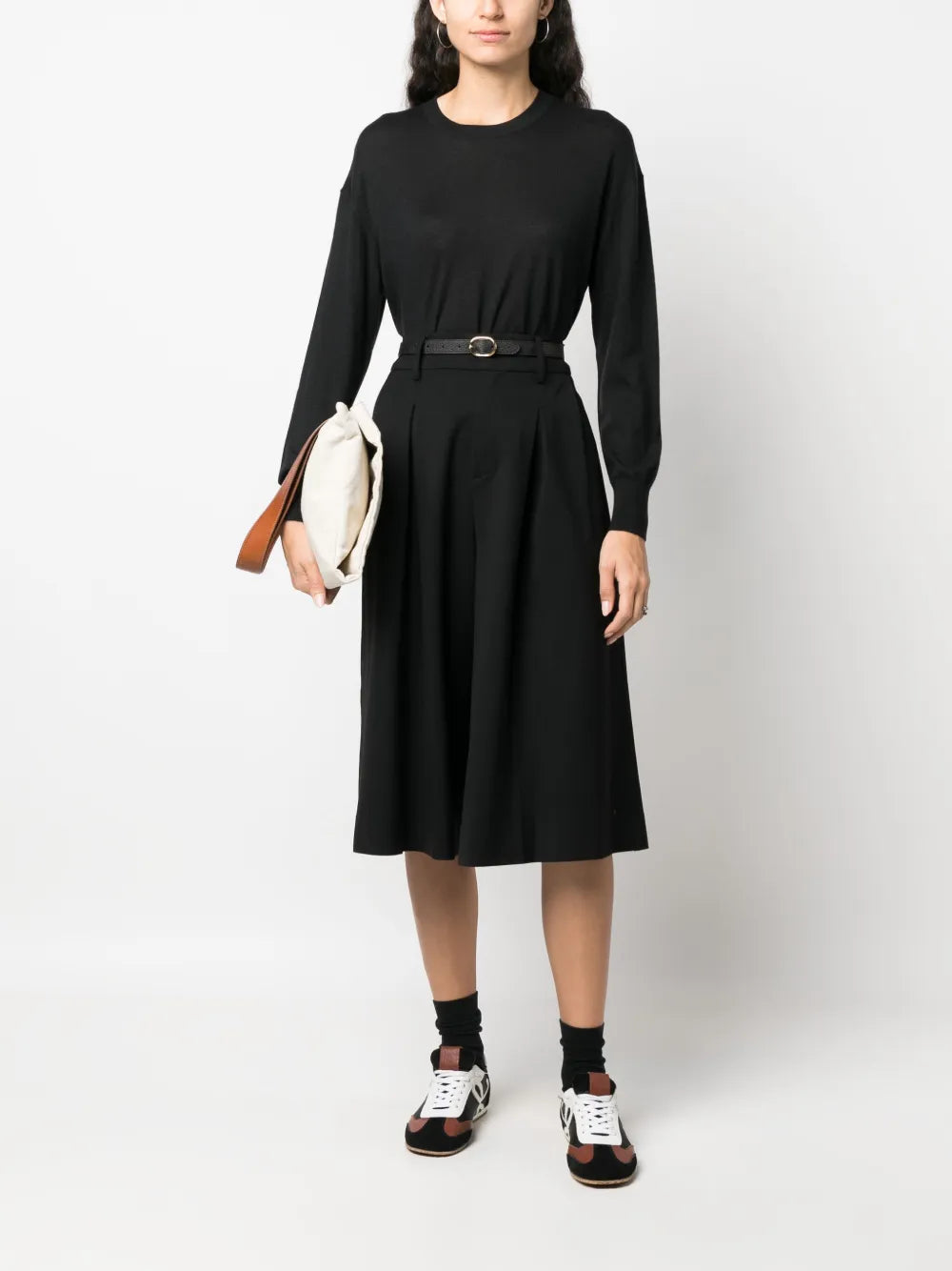 Maglia Round-Neck Fine-Ribbed Jumper