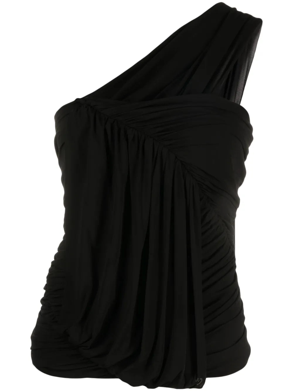 Edfu Draped One-Shoulder Blouse