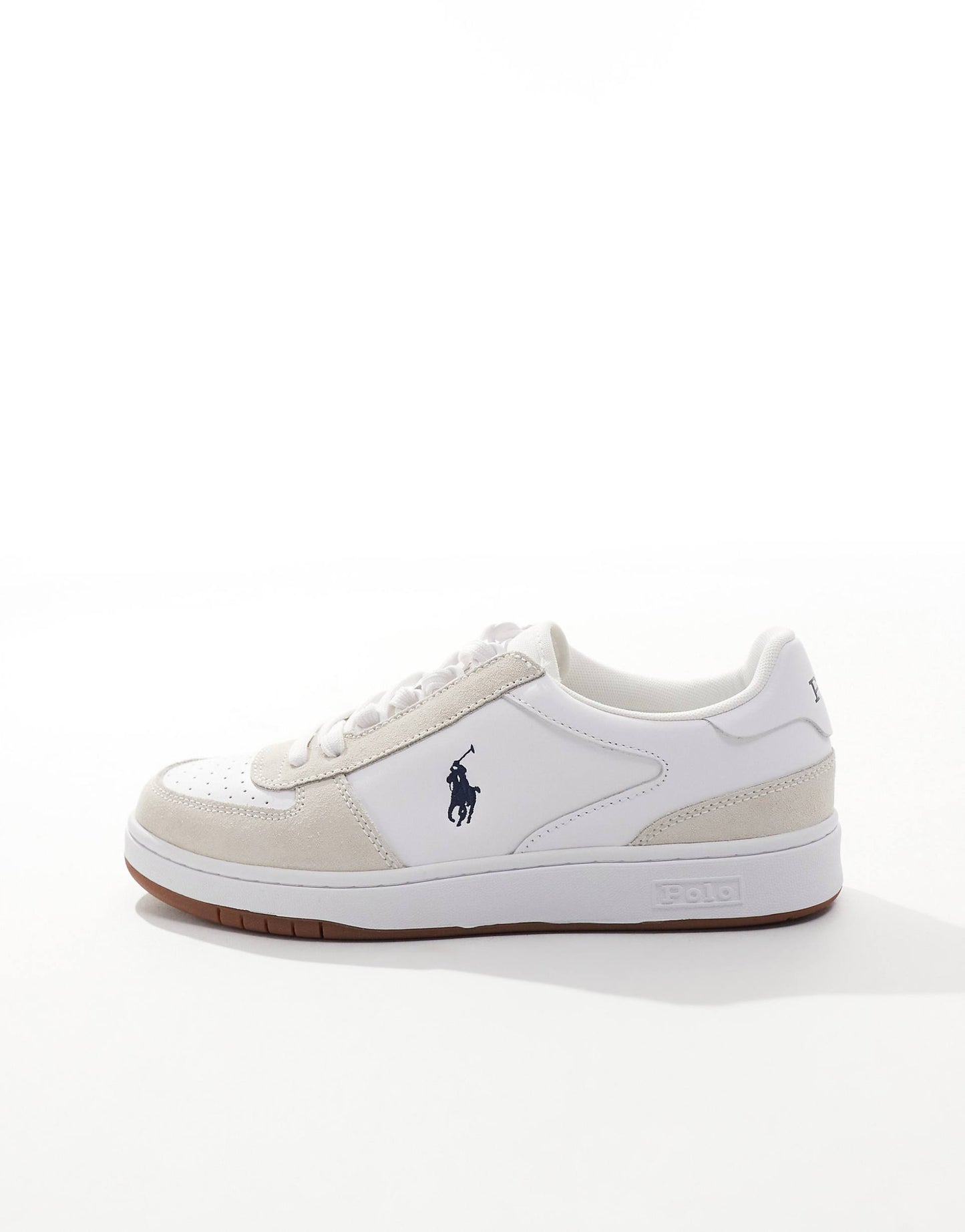 Court Leather Trainer With Pony Logo