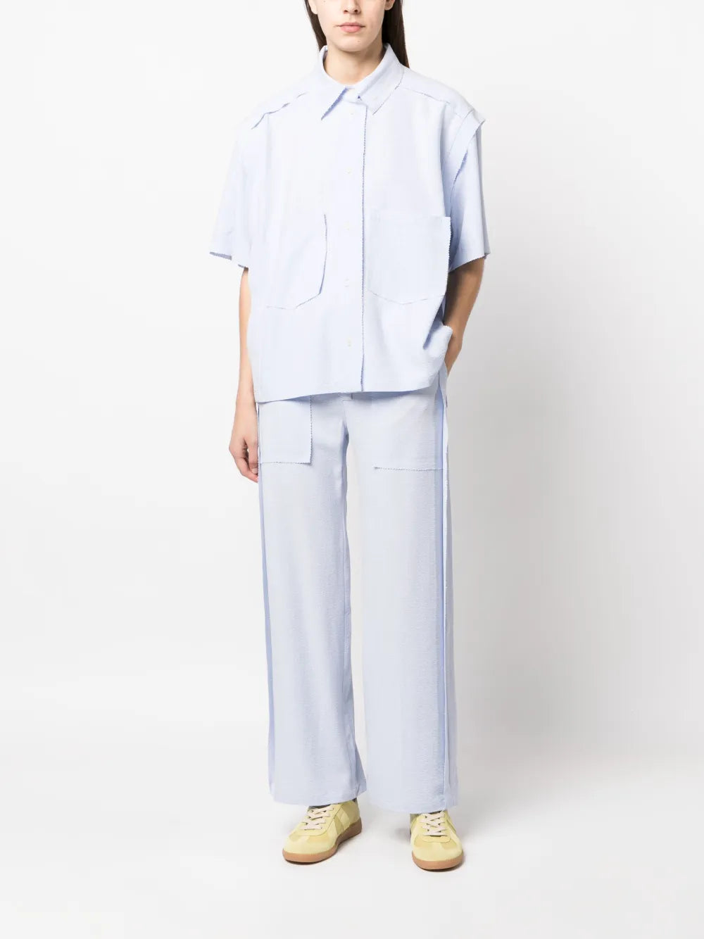 Ravioli High-Waisted Trousers