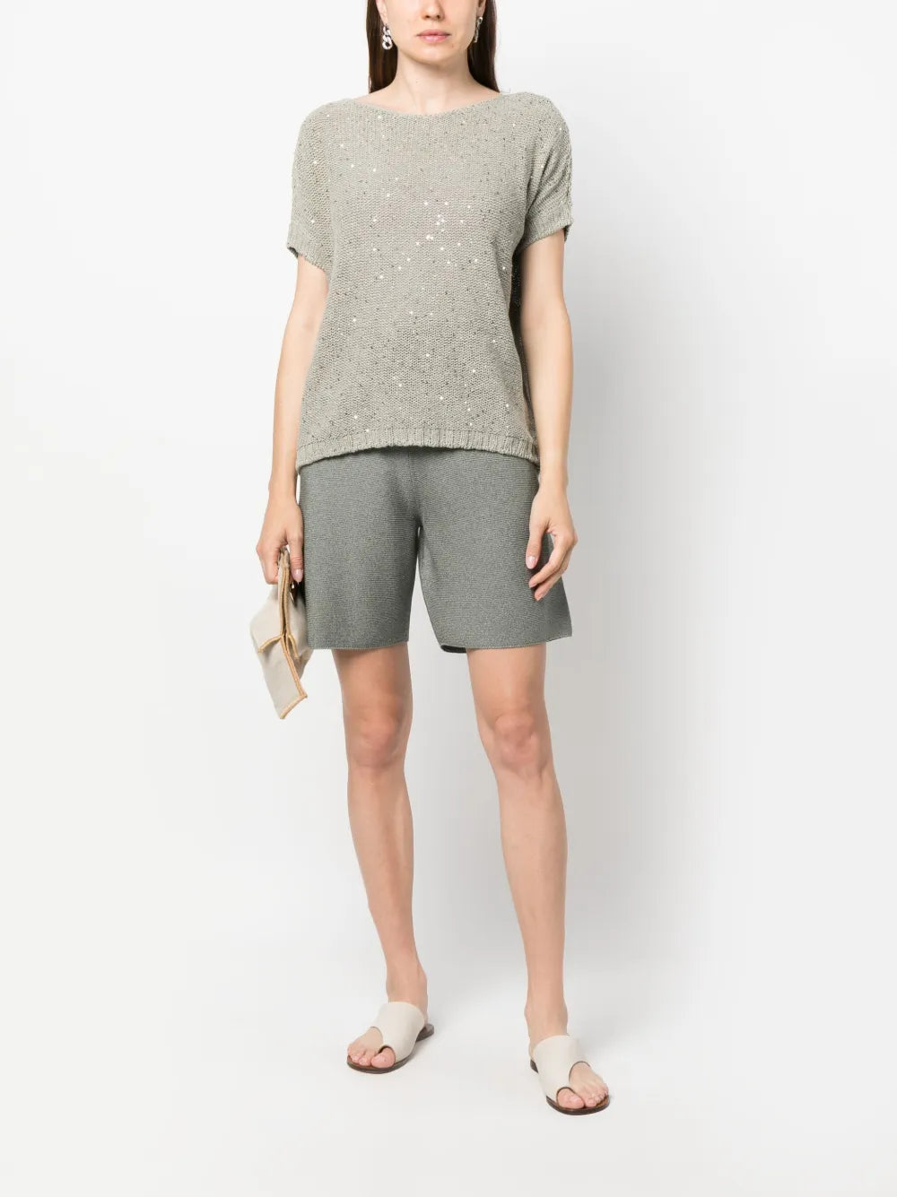 Drawstring-Waist Cotton Shorts