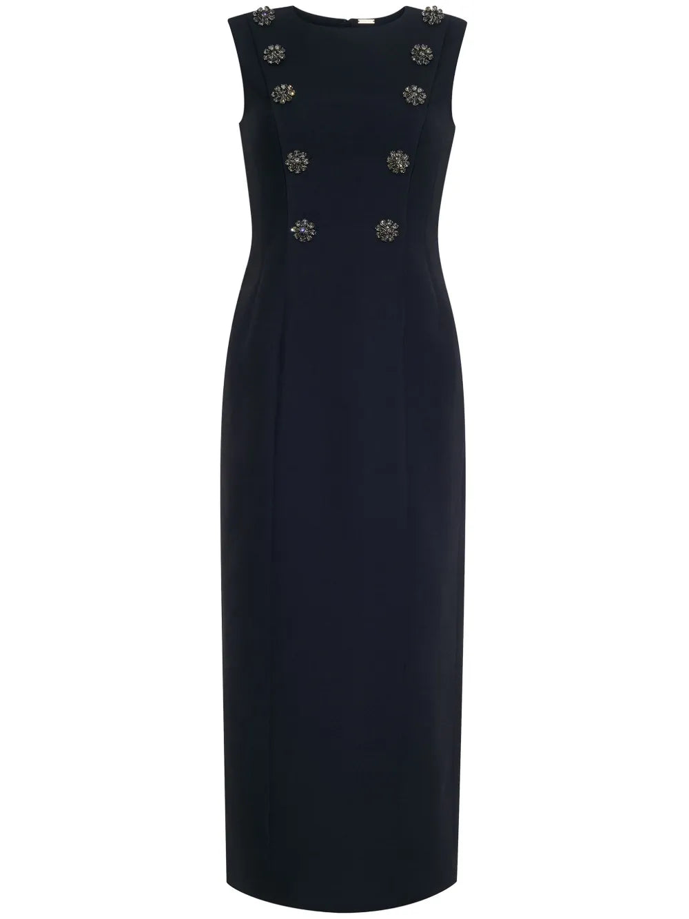 Aubrey Stretch-Wool Midi Dress