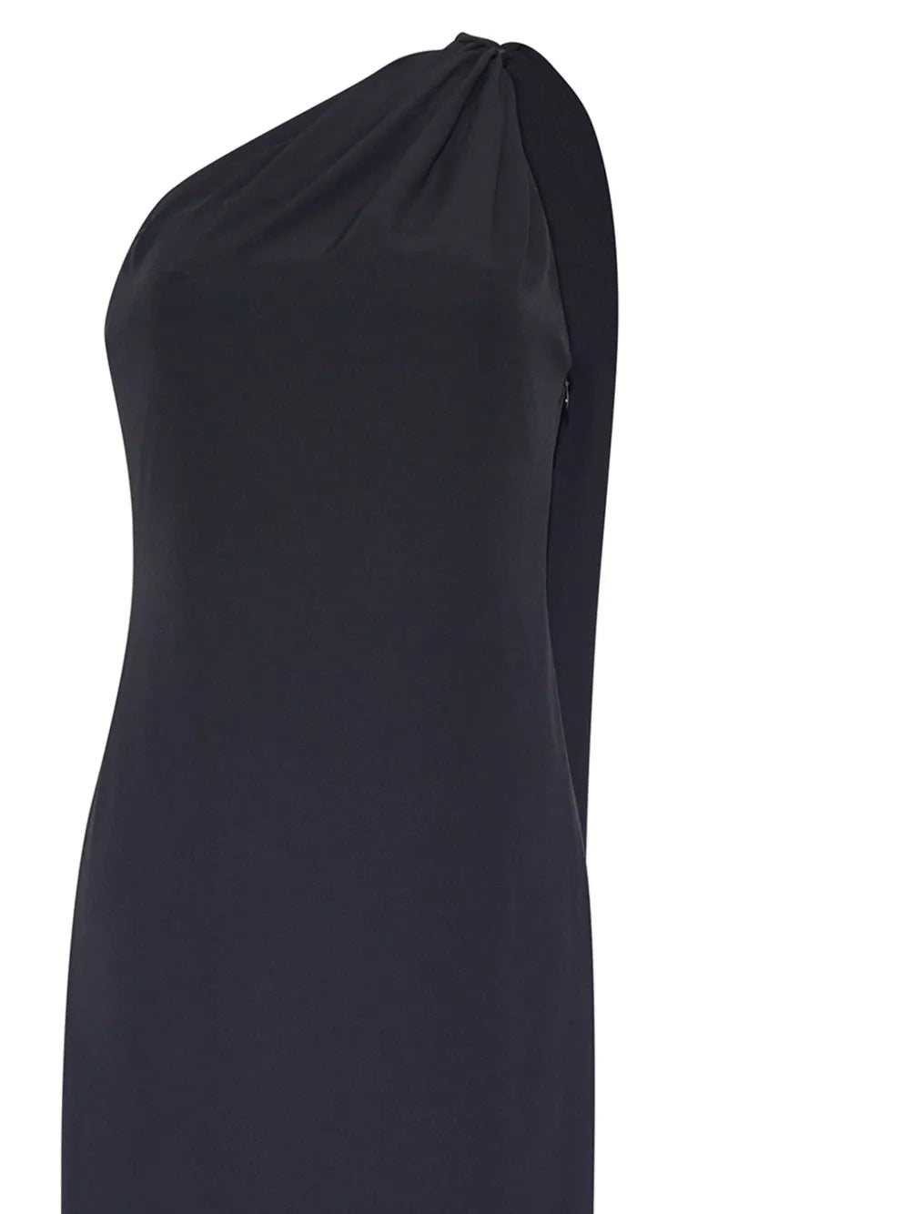 One-Shoulder Satin Gown