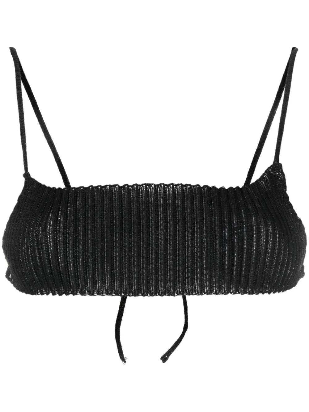 Emma Ribbed-Knit Bra Top