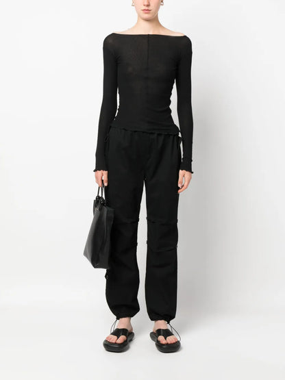 Pama Boat-Neck Organic Cotton Top
