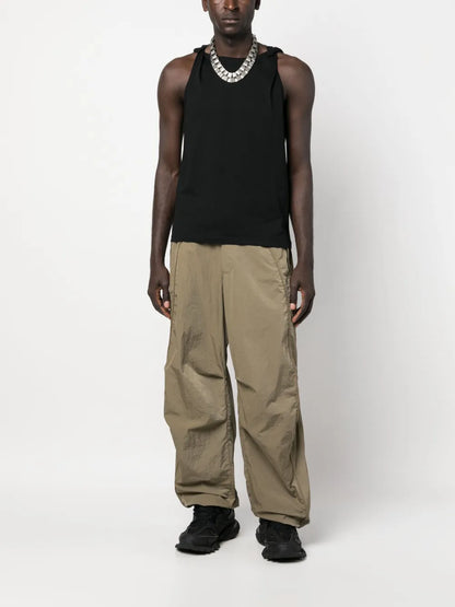 Drawstring-Detailed Trousers