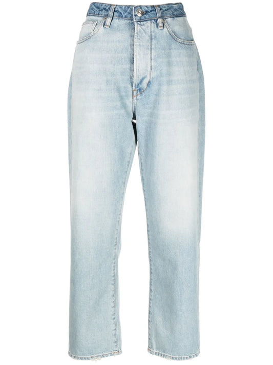 Low-Rise Straight-Leg Jeans