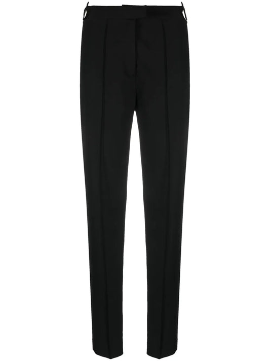 Cut-Out Detailing Slim-Fit Trousers
