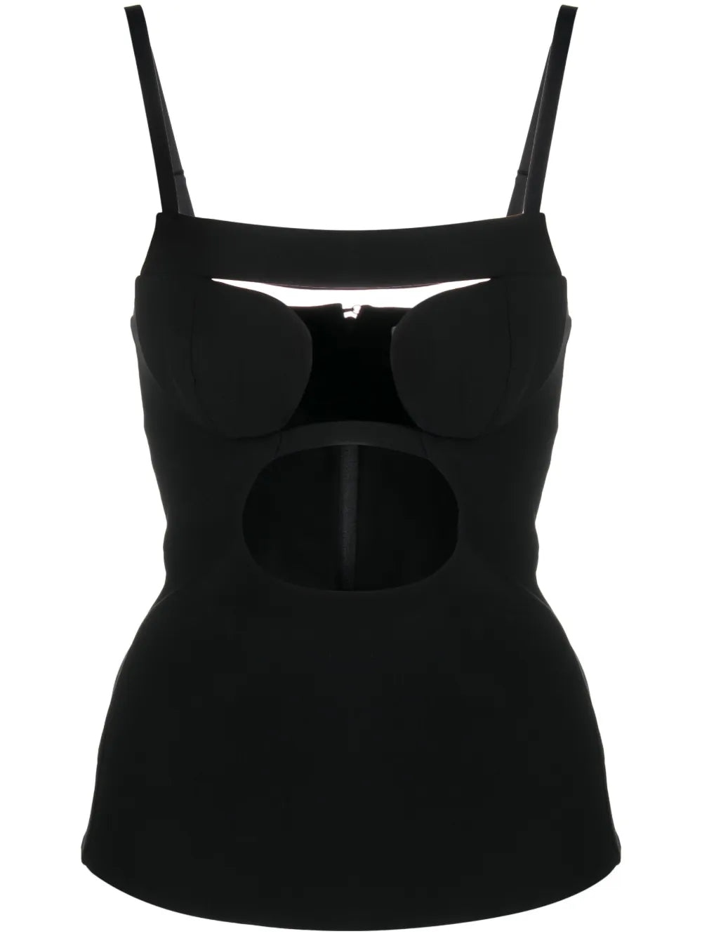 Cut-Out Detail Stretch Top
