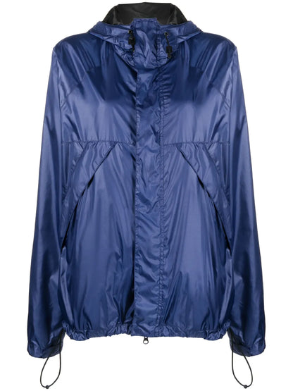 Drawstring-Hood Windbreaker