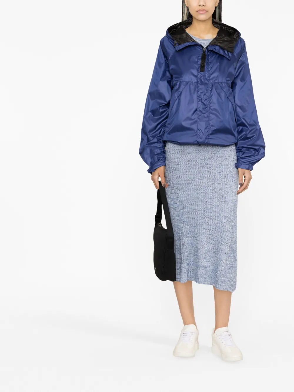 Drawstring-Hood Windbreaker