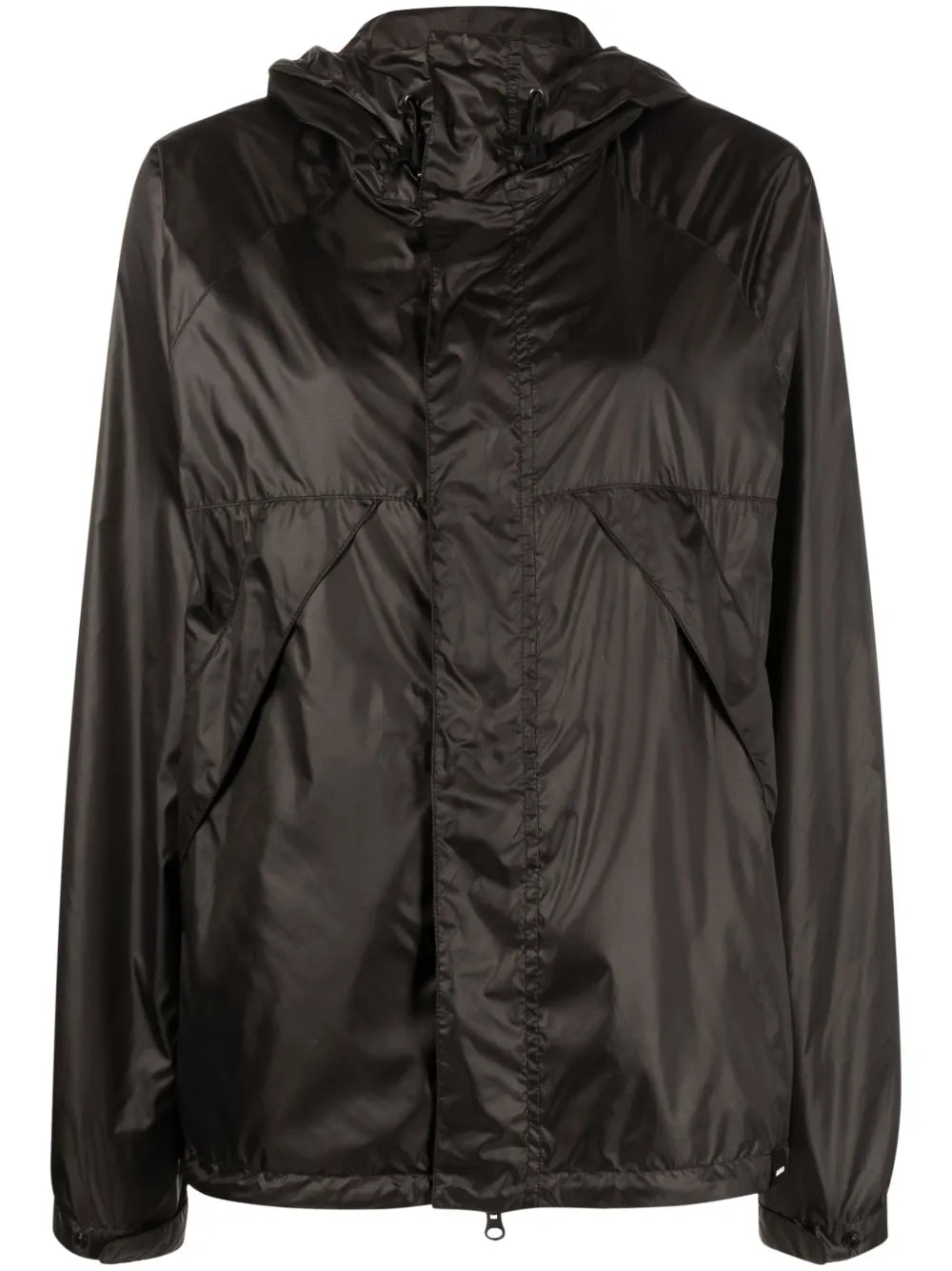 Drawstring-Hood Windbreaker