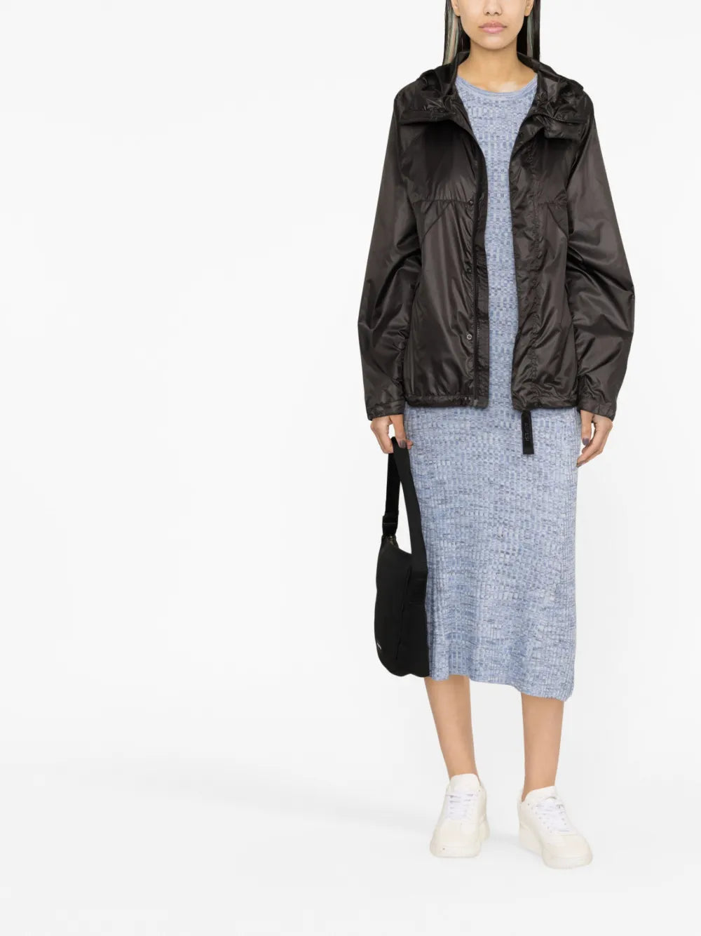 Drawstring-Hood Windbreaker