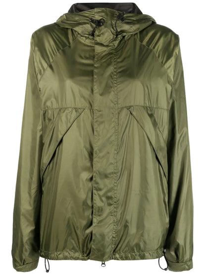 Drawstring-Hood Windbreaker