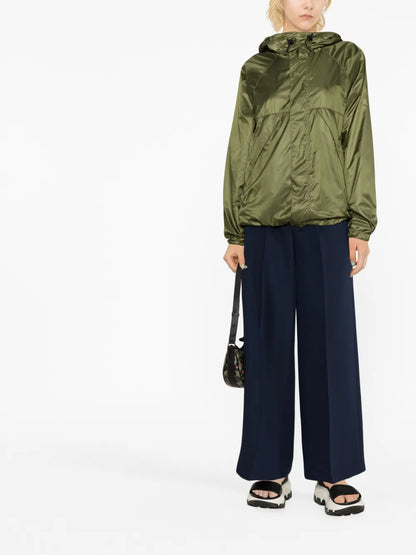 Drawstring-Hood Windbreaker