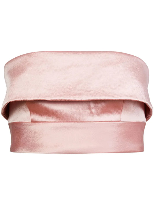 Strapless Silk Top
