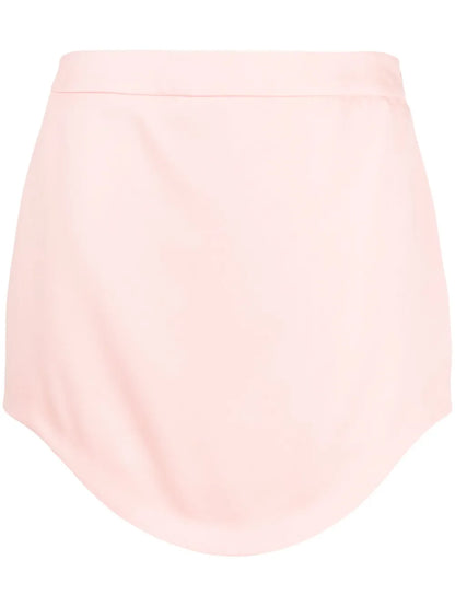 Tailored Wool Mini Skirt