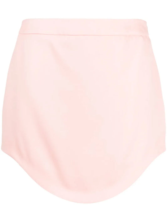 Tailored Wool Mini Skirt