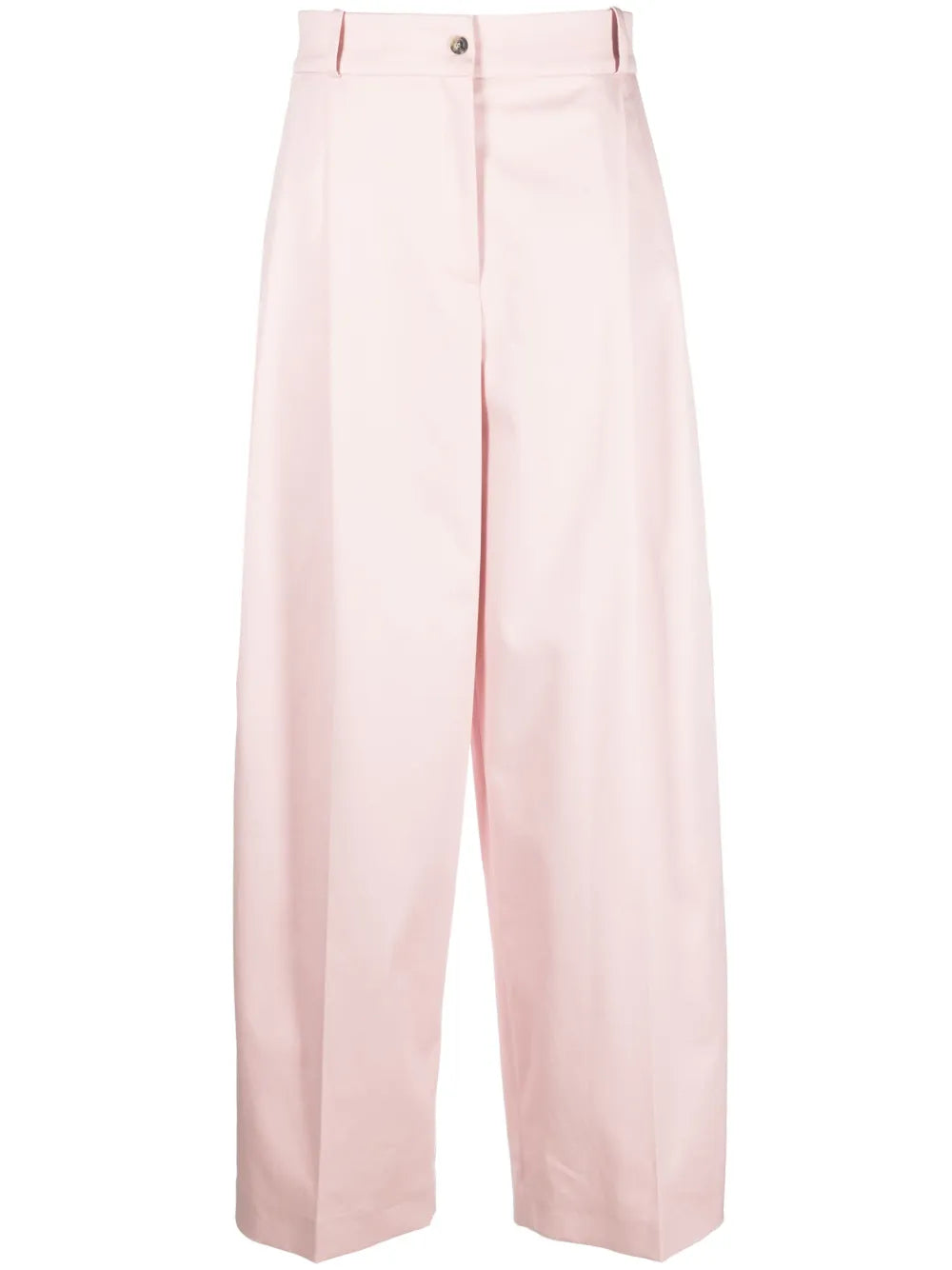 High-Waisted Wide-Leg Trousers