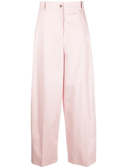 High-Waisted Wide-Leg Trousers