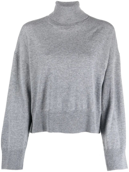 Roll-Neck Cashmere Sweater