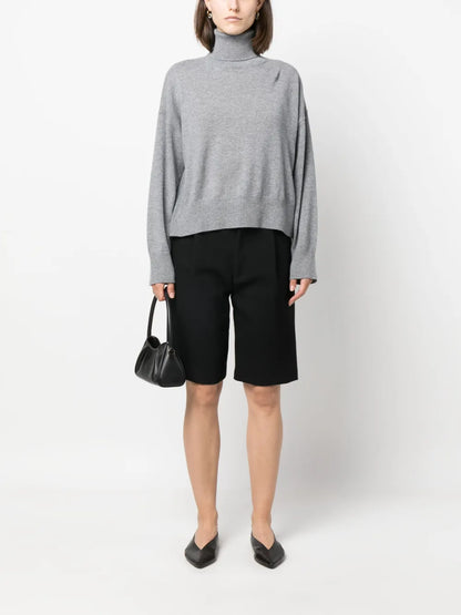 Roll-Neck Cashmere Sweater