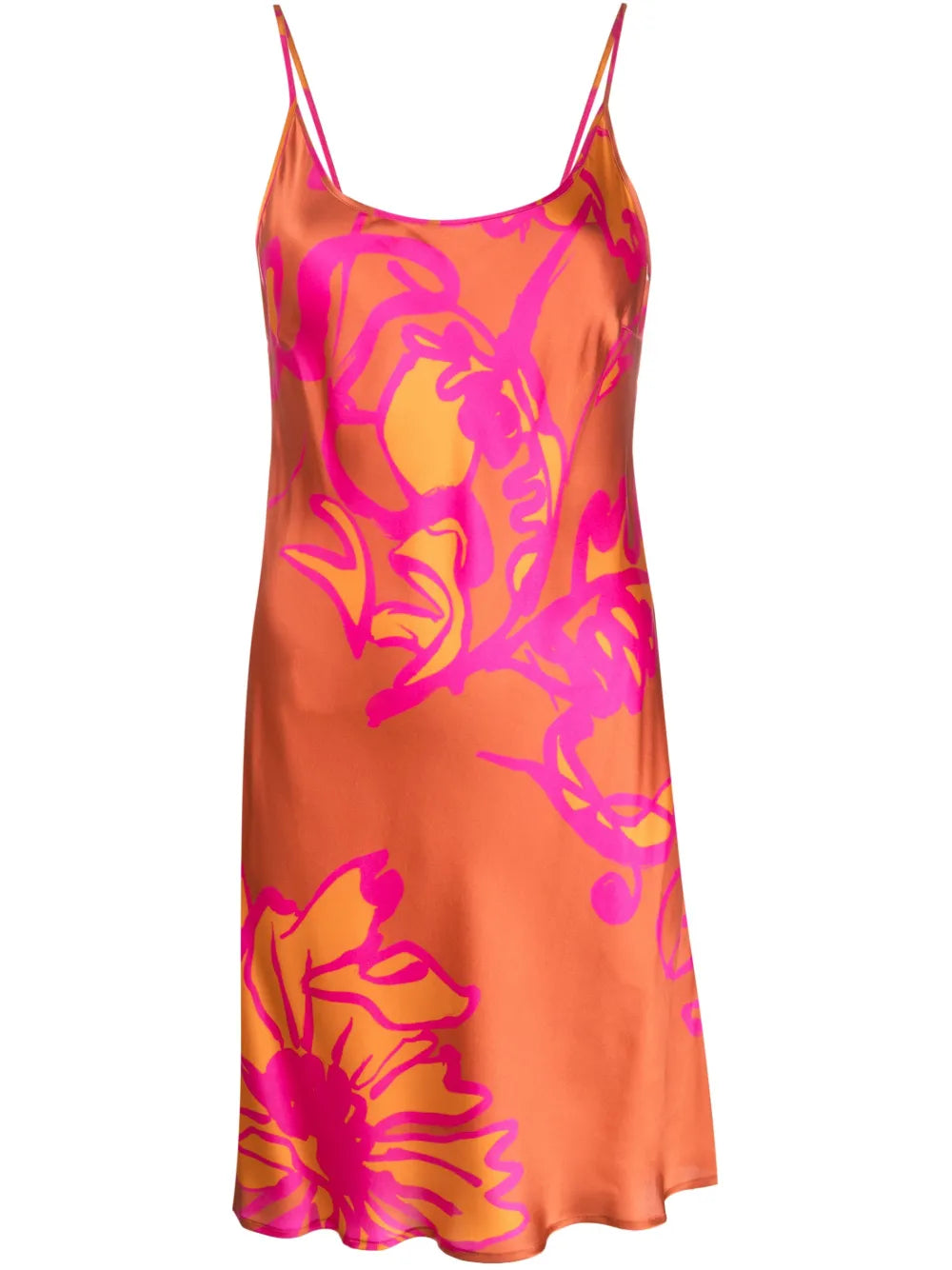 Floral-Print Mini Dress