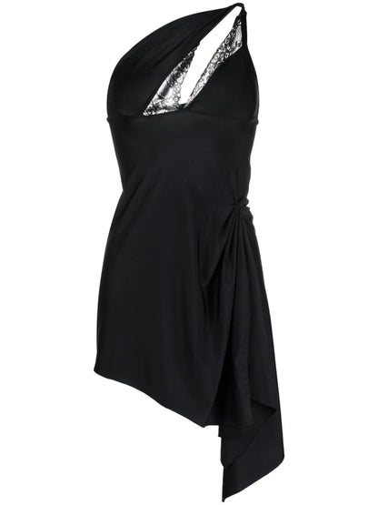 Asymmetric Mini Dress