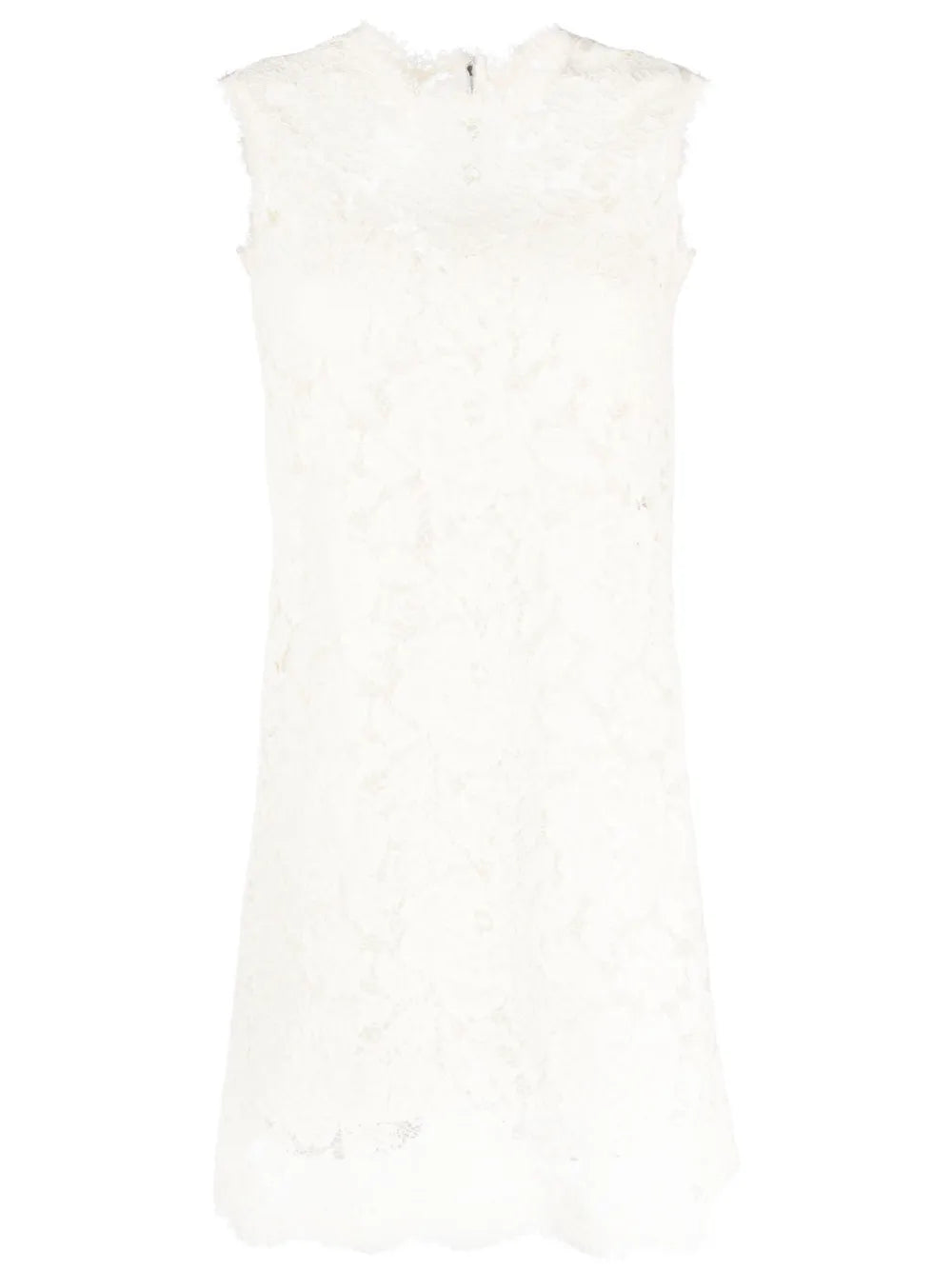 Sleeveless Lace Mini Dress