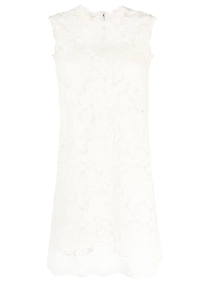 Sleeveless Lace Mini Dress