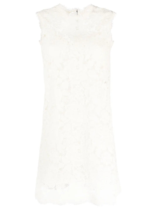 Sleeveless Lace Mini Dress