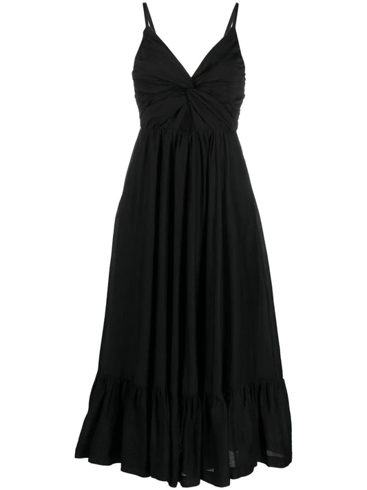 Sleeveless Tencel-Blend Midi Dress