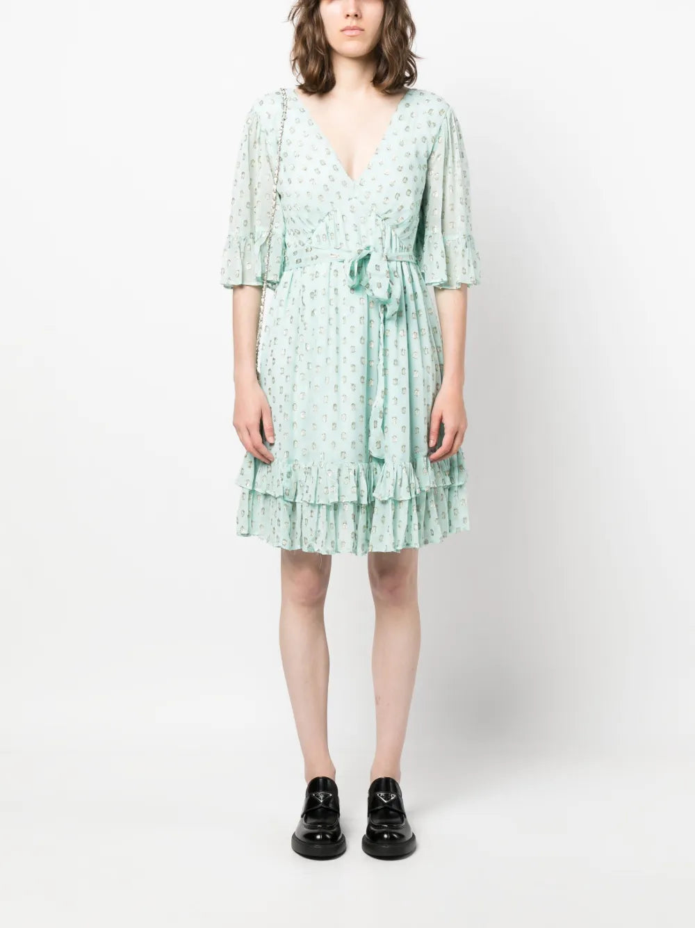 Fil-Coupé Jacquard Mini Dress