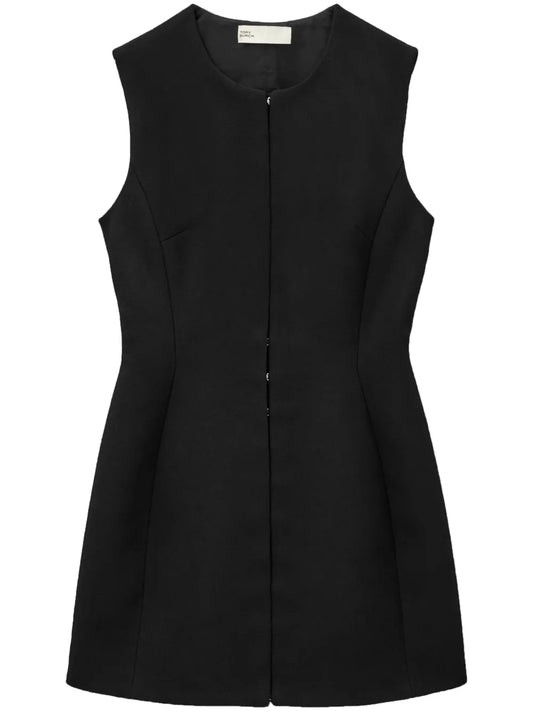 Round-Neck Wool Tunic