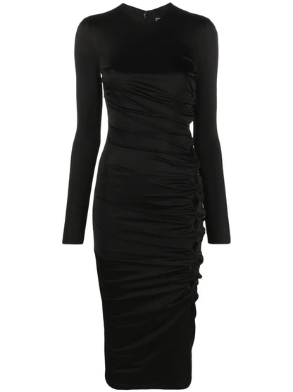 Cut-Out Midi Dress
