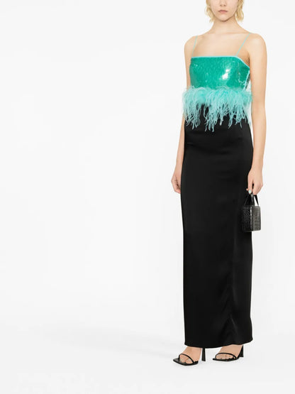 Sheer Crystal-Embellished Top