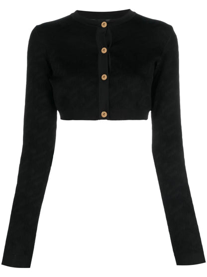 La Greca Cropped Cardigan