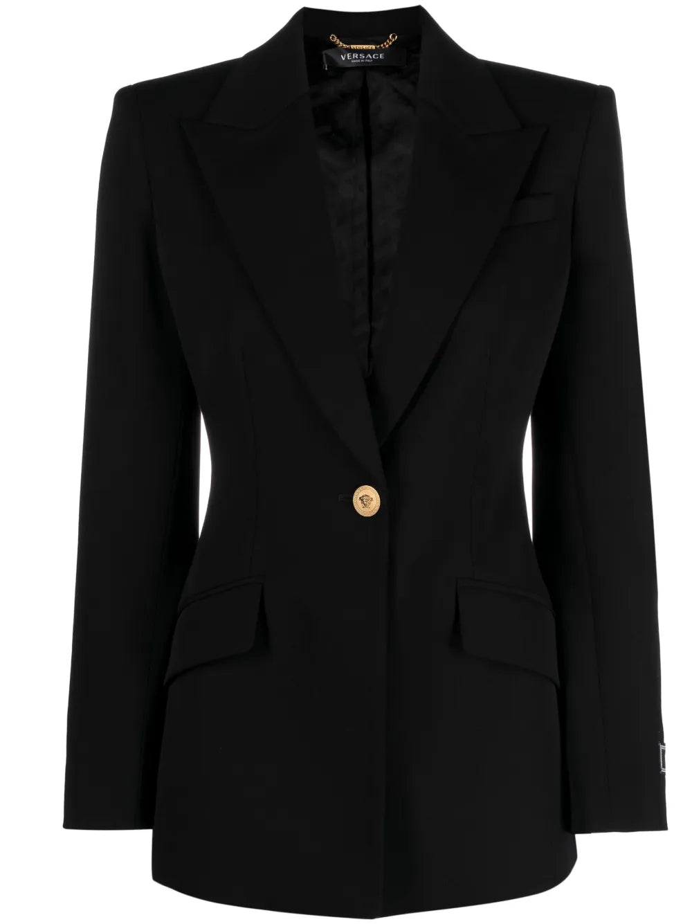 Single-Breasted Wool Blazer