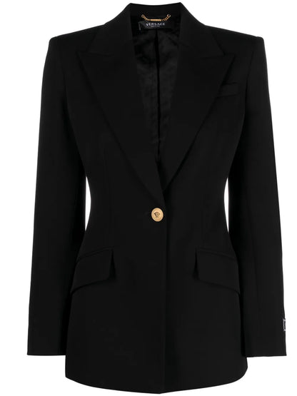 Single-Breasted Wool Blazer