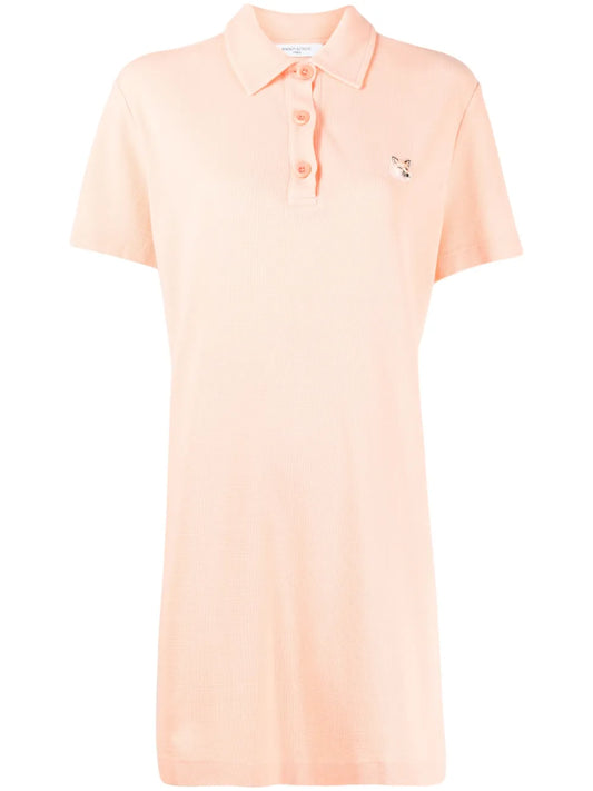 Logo-Embroidered Polo Dress