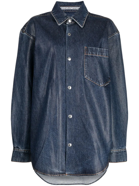 Coated Denim Jacket