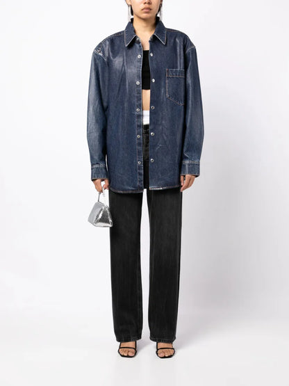 Coated Denim Jacket