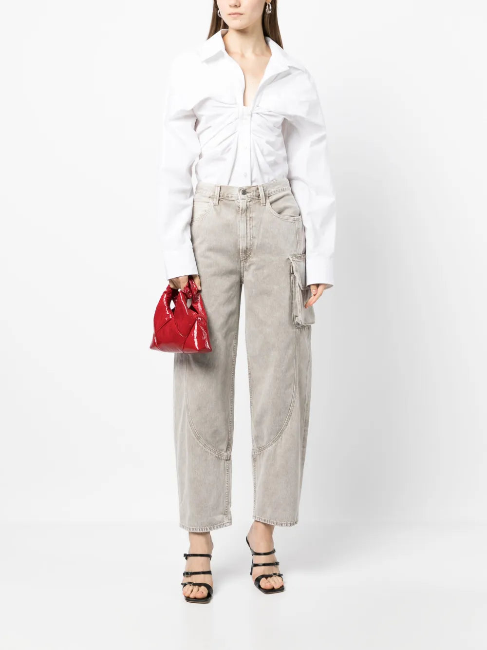 Cass Wide-Leg Cargo Jeans