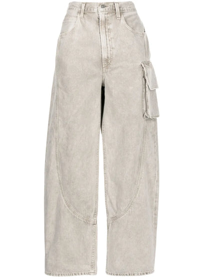 Cass Wide-Leg Cargo Jeans