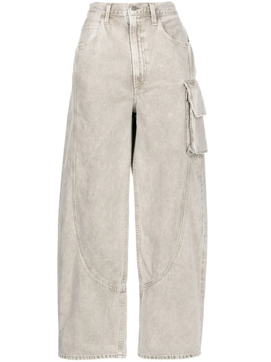 Cass Wide-Leg Cargo Jeans