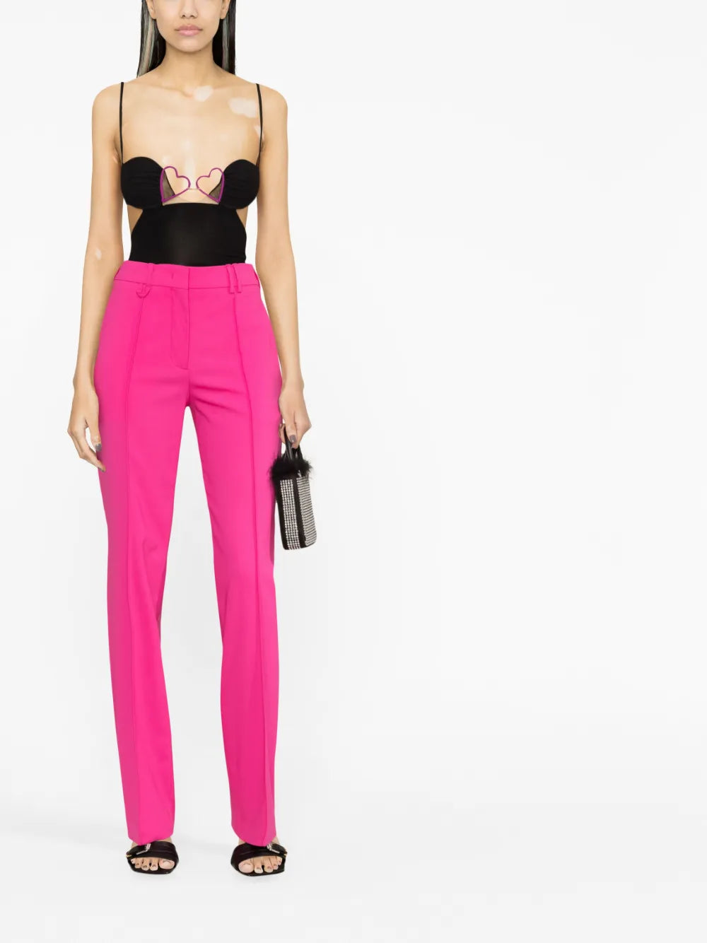 Heart-Detail Bustier Top