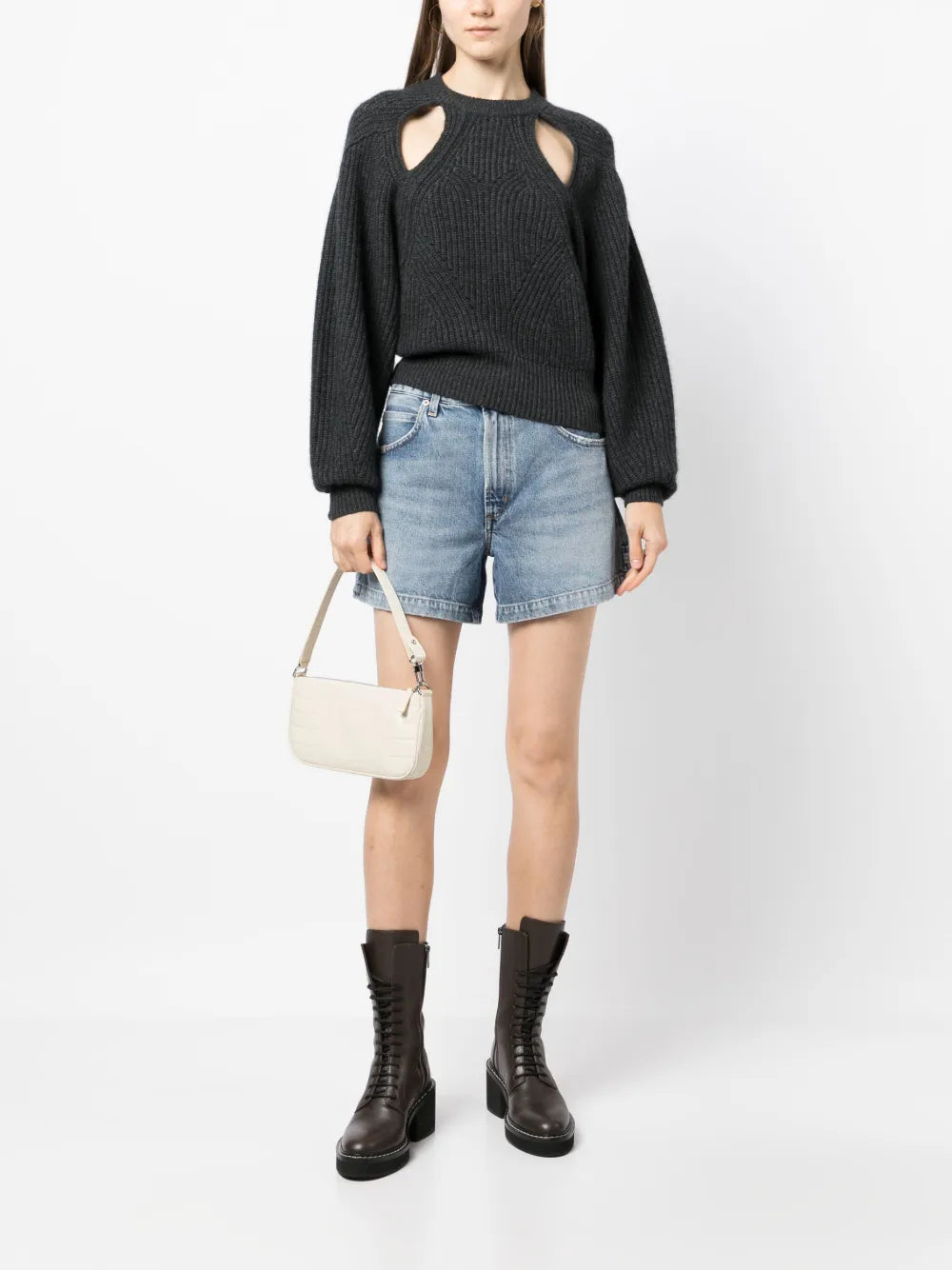 Magda Denim Short Shorts