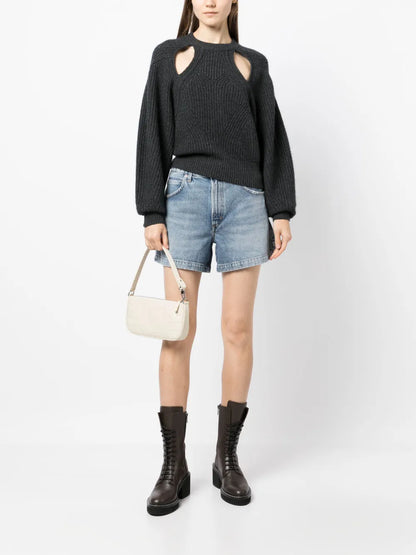 Magda Denim Short Shorts